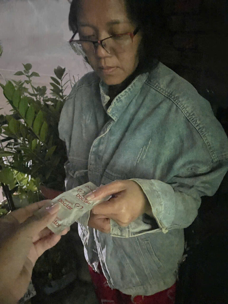 Condom distribution to outreach beneficiaries