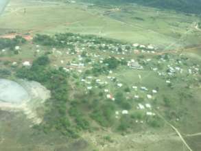 The remote village of Annai in Guyana.
