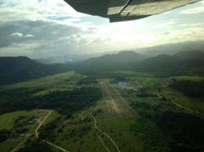 An airstrip in remote Guyana.