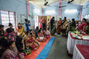 Urban health nutrition day in slum
