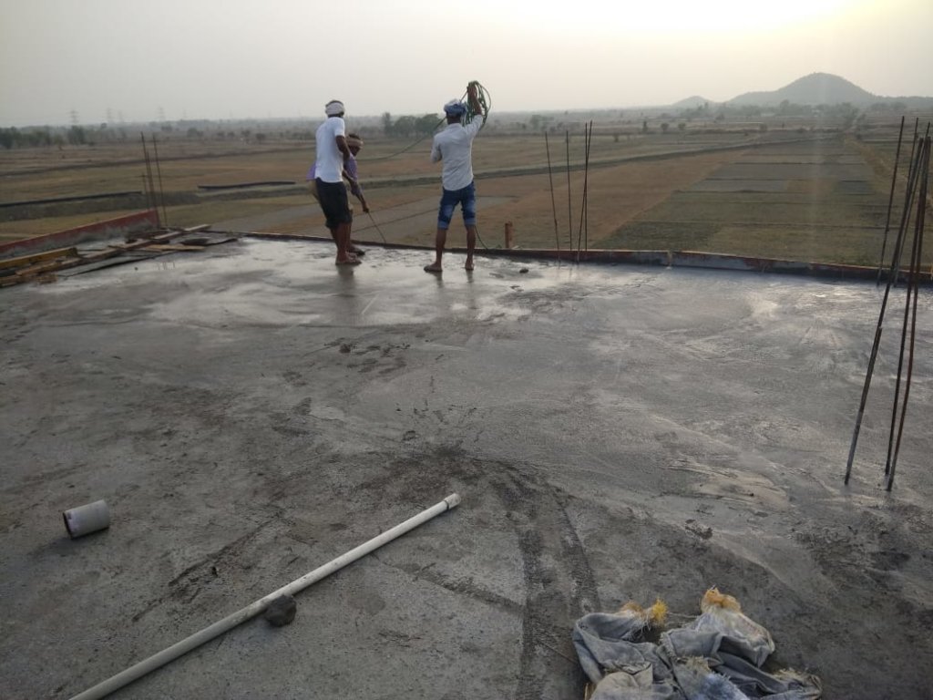 Construction pic for Roof casting 4