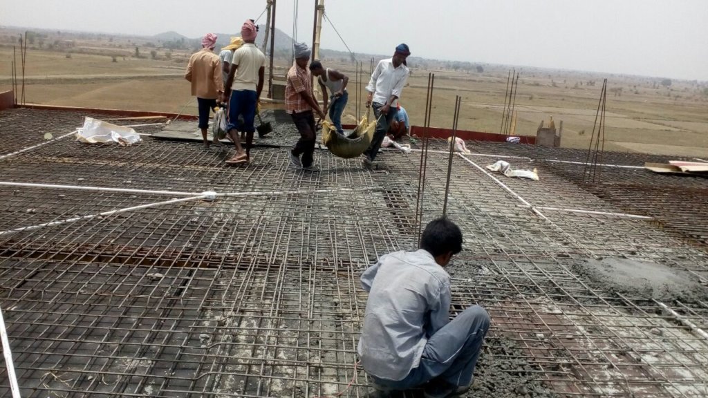 Construction pic for Roof casting 5