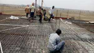 Construction pic for Roof casting 5
