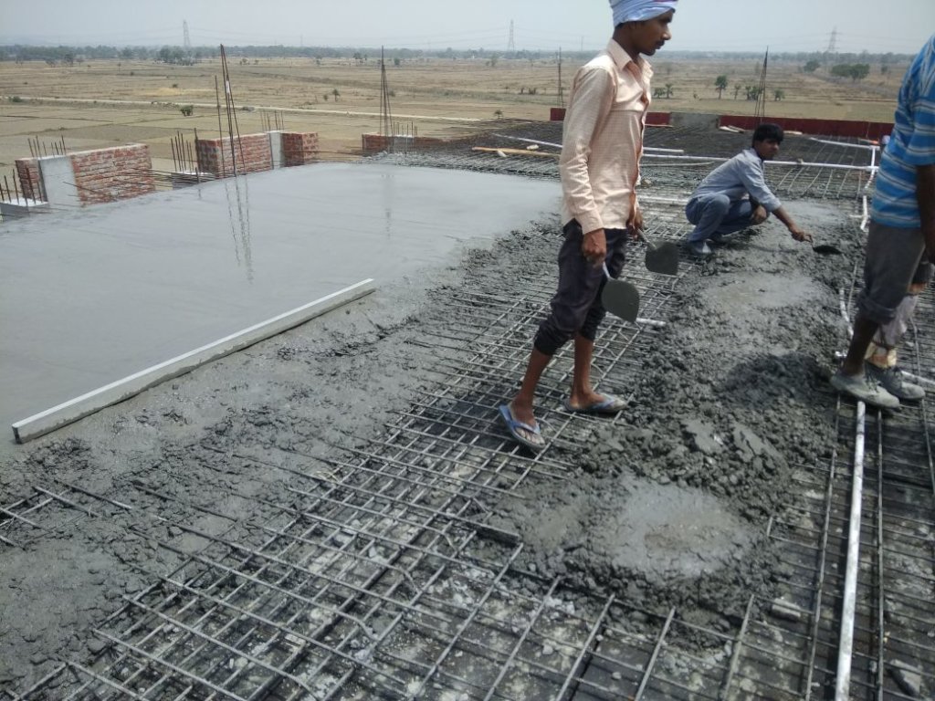 Construction pic for Roof casting 2
