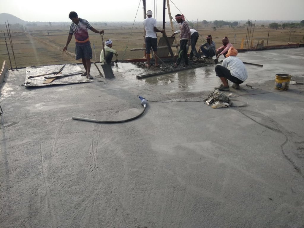 Construction pic for Roof casting 3