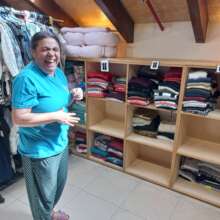 Happy to learn new 2nd hand clothing job !