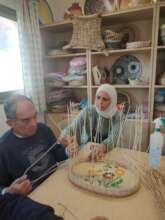 Yair and Ranah weave together