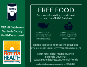Seminole County Health Department Flyer