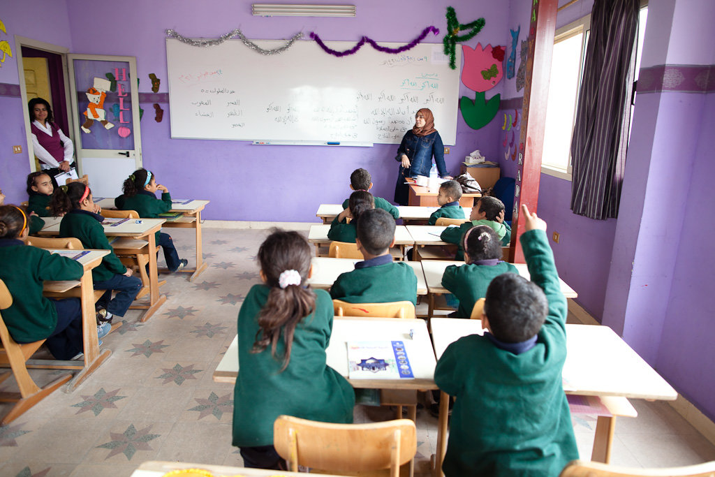 Building a Community School in Slum Areas in Egypt