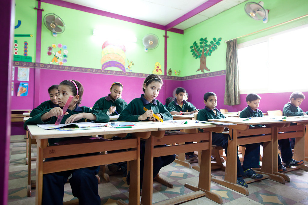 Building a Community School in Slum Areas in Egypt