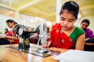Learning to sew