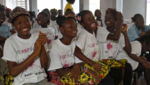 Girls enjoy a successful summit