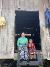 Romaskean and her 4 year-old son, Rothana