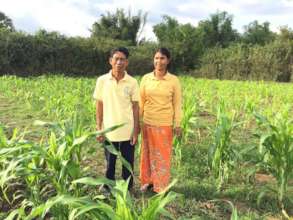 Um Ron and his wife on their farm