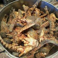 Fried fish for 3 schools