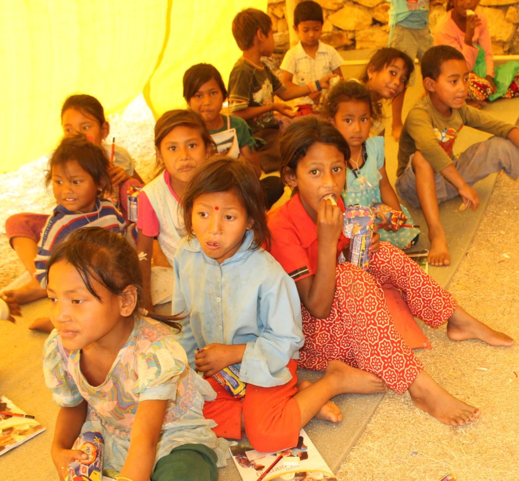 Schooling 100 Children of Earthquake Victim Family