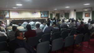Interactive session during the orientation program