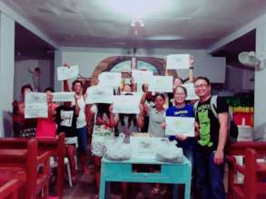 Distribution of vegetable seeds with volunteers