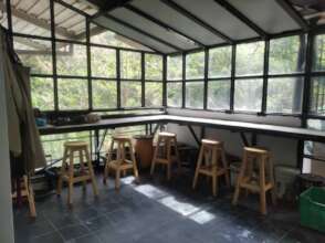One of our classrooms in progress