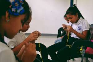 Knitting class