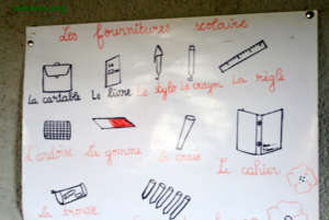 Another French curriculum poster