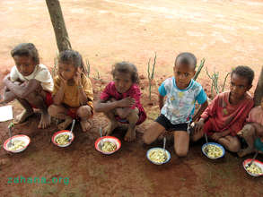 Waiting patiently (and hungry) to start