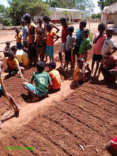 Planting the new school garden