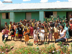 Children at their school in Fiadanana