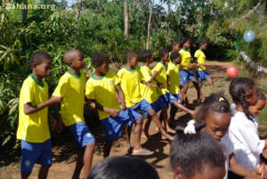 The soccer club in the Fiadanana School