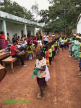 Dancing in our schoool yard