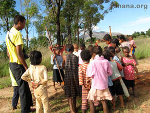 Students planting their trees