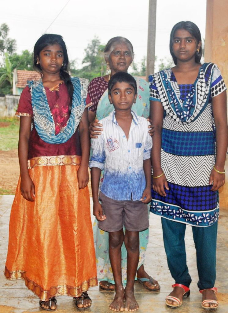 Help to educate 6 orphan poor rural girl children