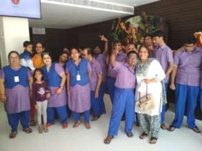 Movie outing Mandavallie Group