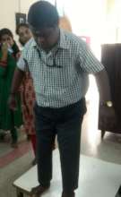 Prabhakar playing hurdles