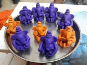 Clay ganesha