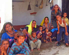 An Indian family at home in tiger territory