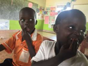 Visual learning materials in an active classroom