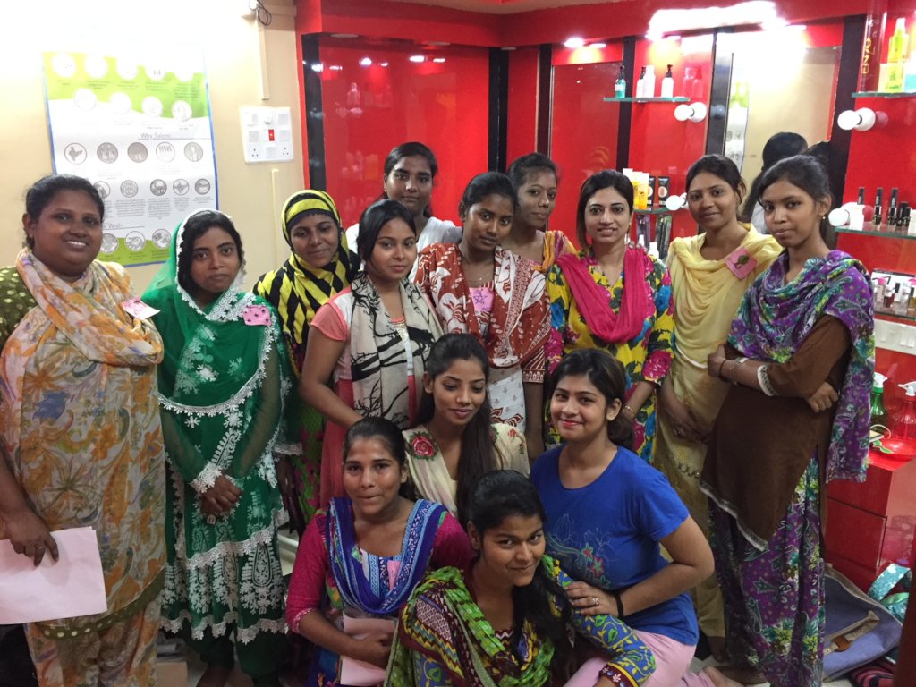 Beauty Training for 60 Destitute Girls in India