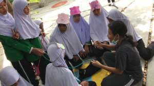 Educating girls on animal care