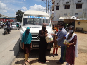 Distribution of Grocery kit