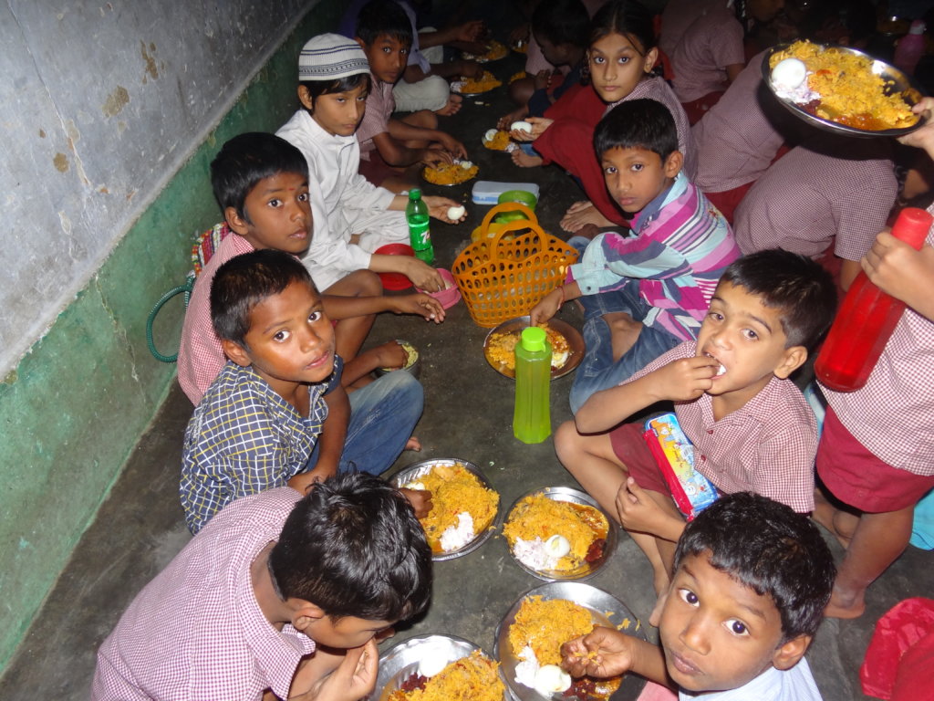 Support for Mid-day Meal to 85 working children
