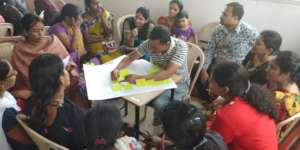 Putting their ideas on paper
