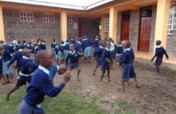 Live and Learn in Kenya School - Sport Courtyard