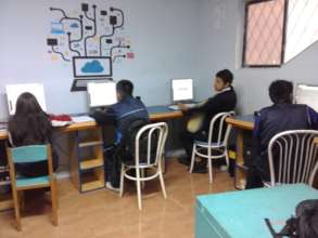 The center's computer lab