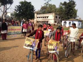 Children campaigning