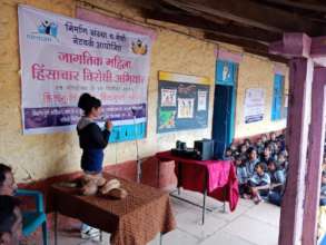 School campaign by Maitri network member Nirman