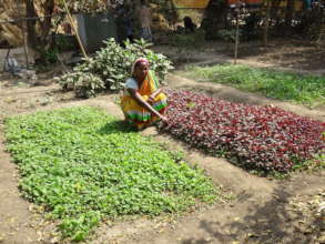 A Proud Mother in the Kitchen Garden