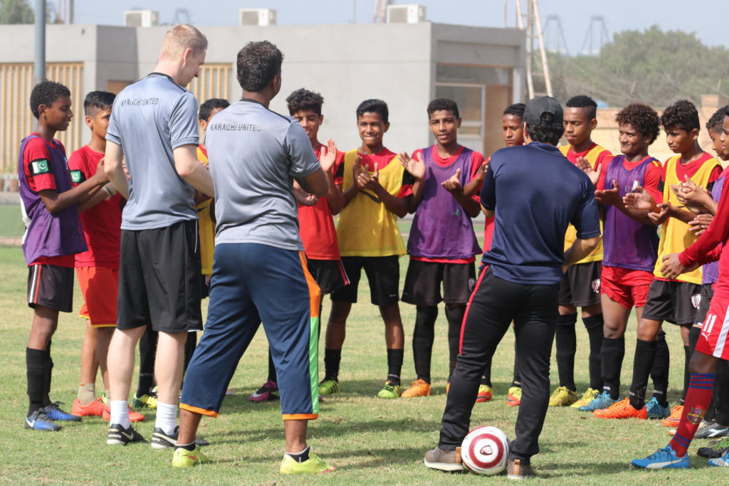 The U14s With Their Coaches