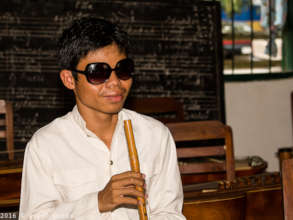 Mohori music training for our blind students