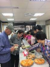 Sharing food to needy people in the communities